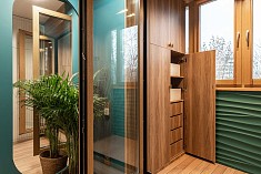 Рулонные кассетные шторы UNI под дерево