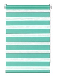 Рулонная штора зебра FixLine BASE 50 см, мятный