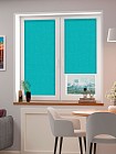 Рулонная штора FixLine EFFECT 50 см, бирюзовый