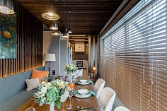 Горизонтальные жалюзи из дерева Павловния