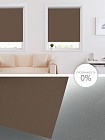 Рулонная штора THERMO Black-Out 55 см, т. коричневый