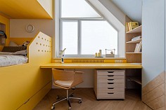 Шторы гофре сложной формы для детской